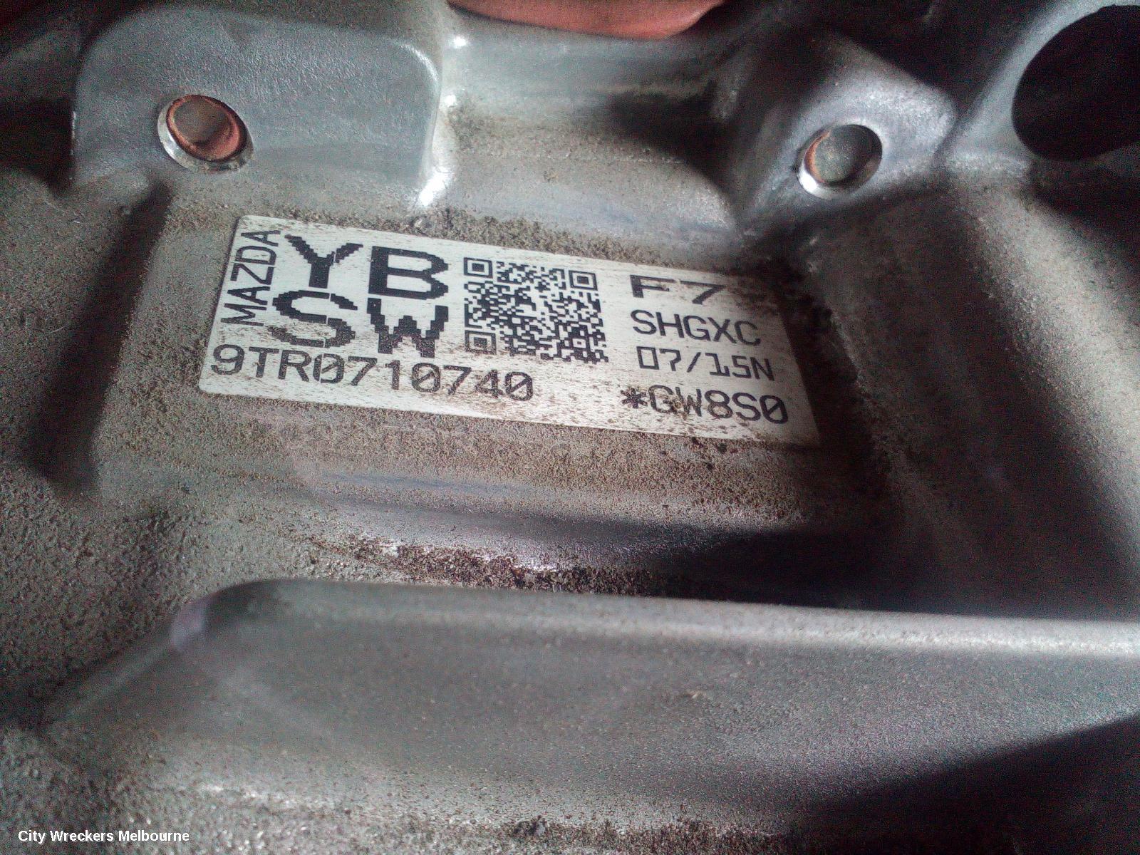 MAZDA CX5 TRANS/GEARBOX, AUTO, AWD, DIESEL, 2.2, SH-VPTR, BI-TURBO, W/ TRANSFER CASE, KF, 05/2018 ONWARDS