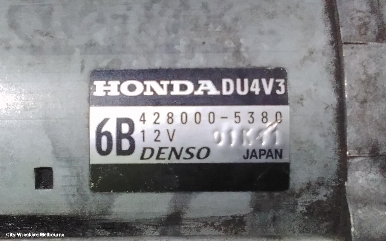 HONDA ACCORD STARTER, 3.5, J35Z, 8TH GEN (VIN MRHCP), 02/2008 - 05/2013
