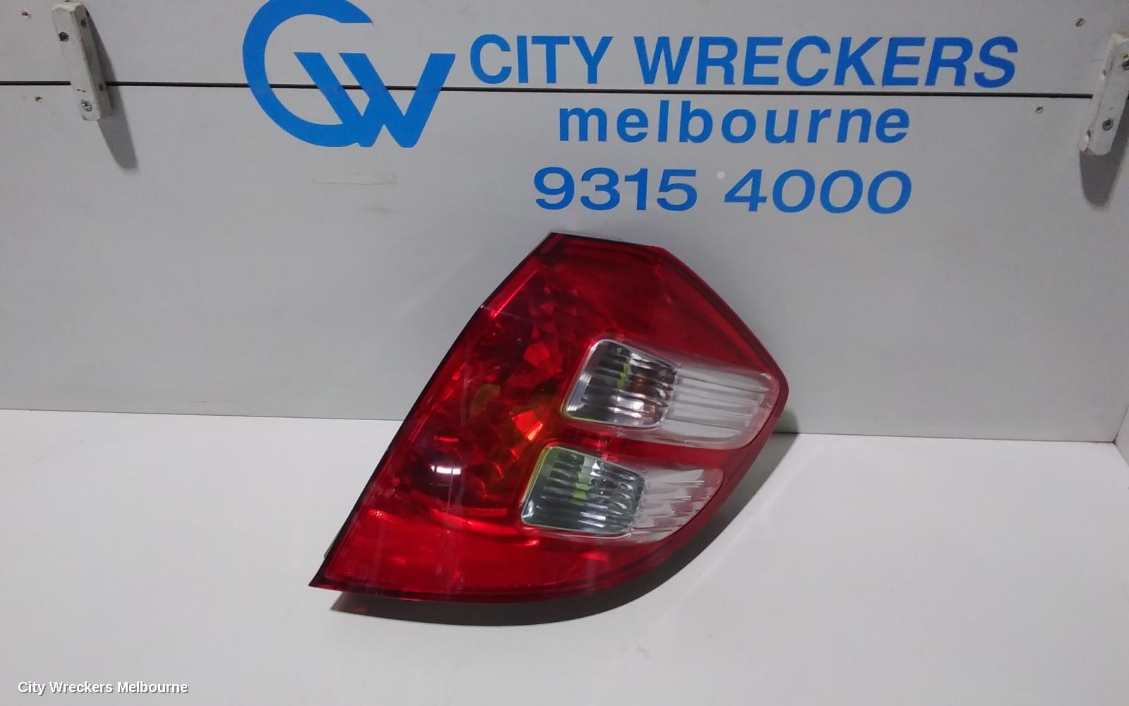 HONDA JAZZ RIGHT TAILLIGHT, GE, LENS# 7030, 08/2008 - 03/2011