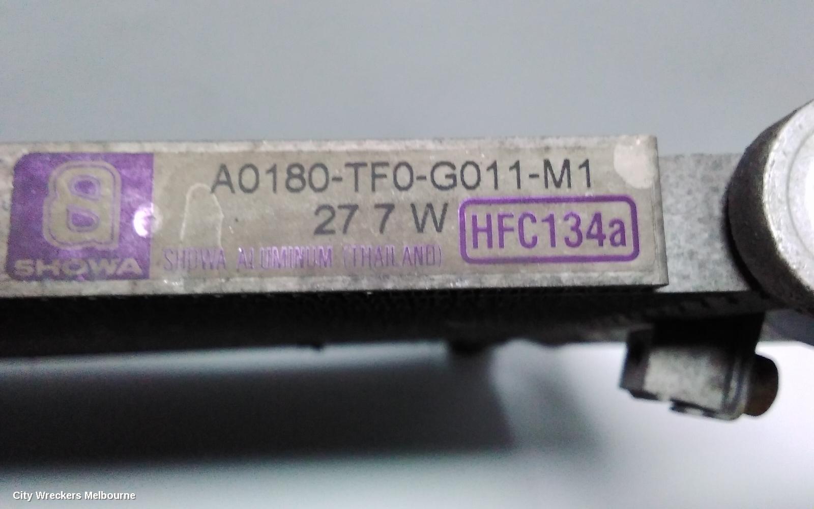 HONDA JAZZ A/C CONDENSER, GE/GP, 08/2008 - 06/2014