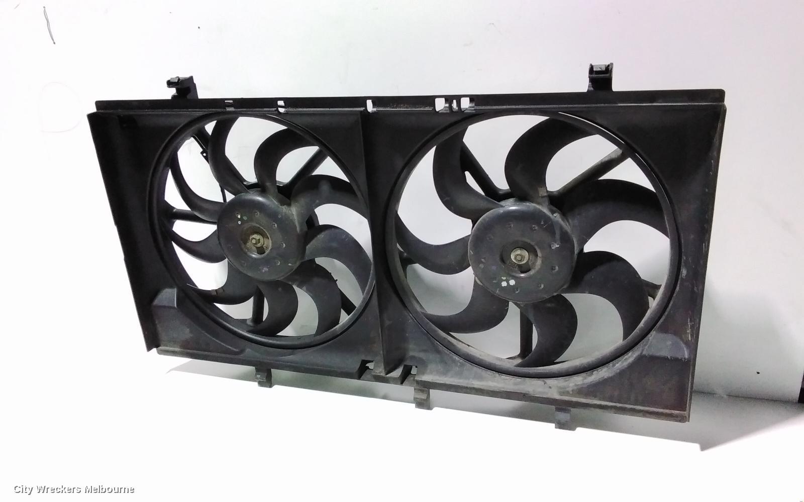 HOLDEN COMMODORE FAN, DUAL FAN ASSY, 3.6, VE, 09/2006 - 08/2010