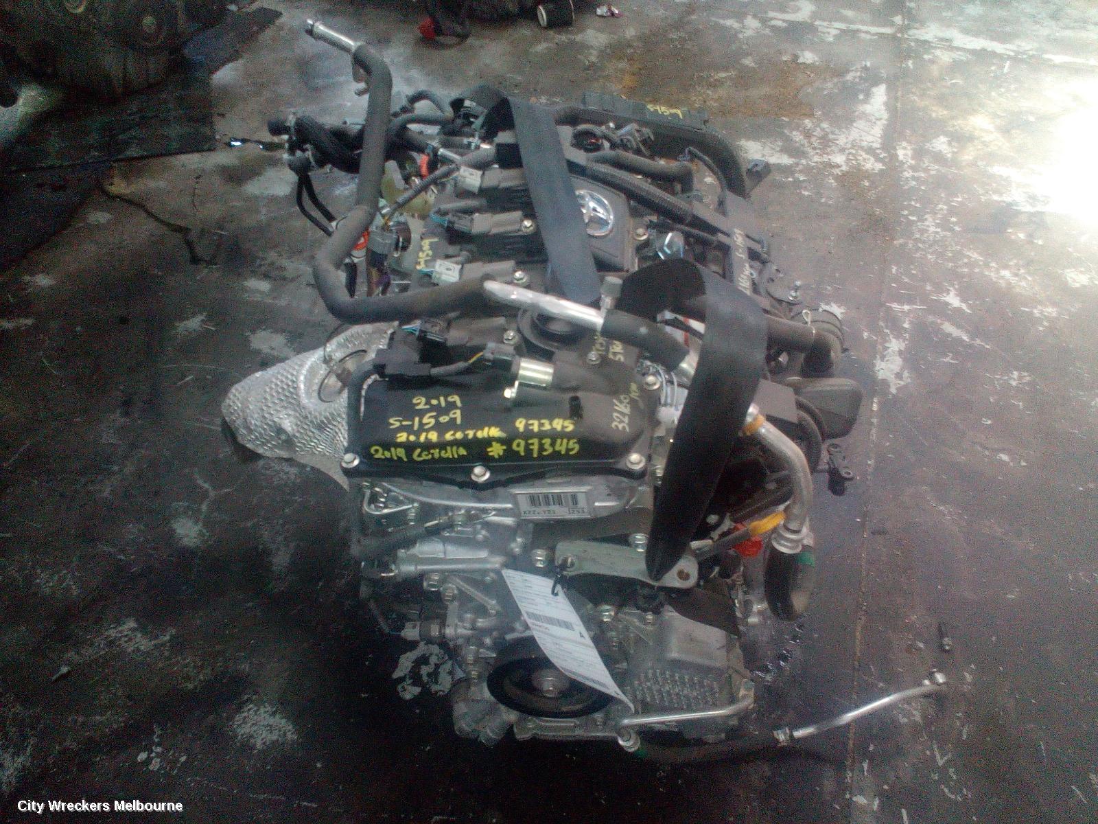 TOYOTA COROLLA ENGINE, E210, PETROL, 1.8, 2ZR-FXE, HEV, 07/2018 ONWARDS