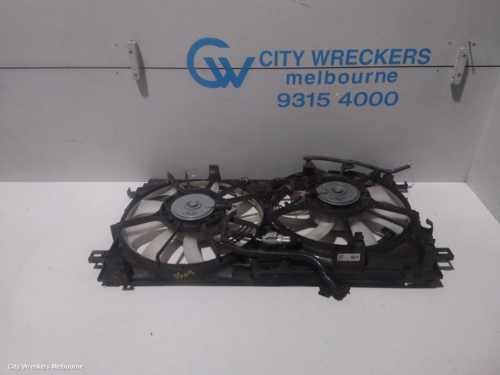 TOYOTA COROLLA FAN, DUAL FAN ASSY, 1.8, PETROL, ZWE211R, 07/2018 ONWARDS