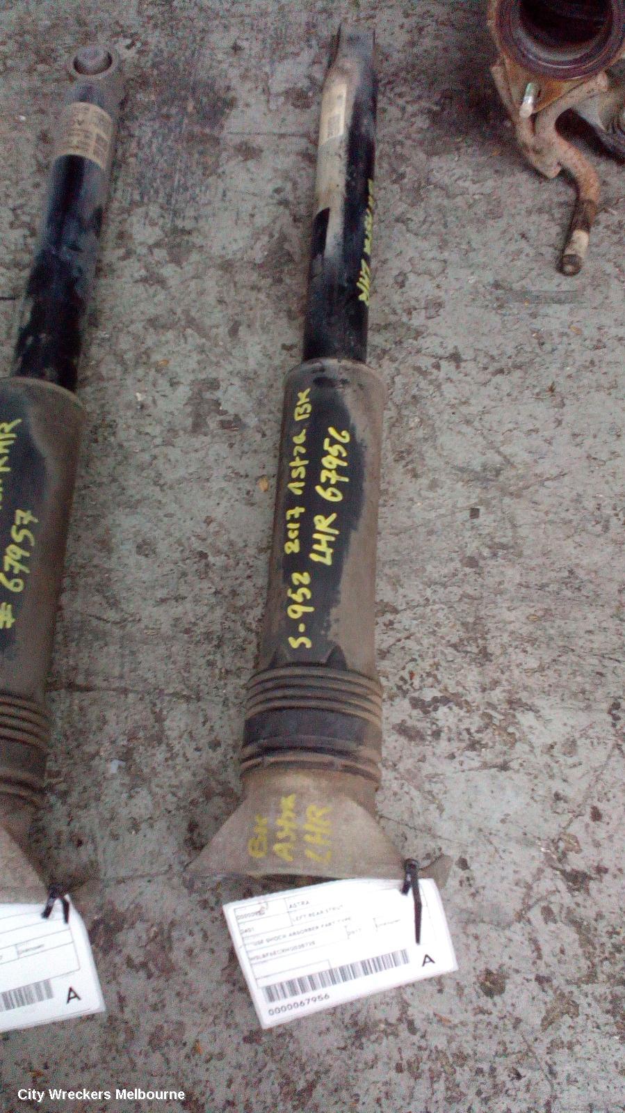 HOLDEN ASTRA LEFT REAR STRUT, ***USE SHOCK ABSORBER PART TYPE***
