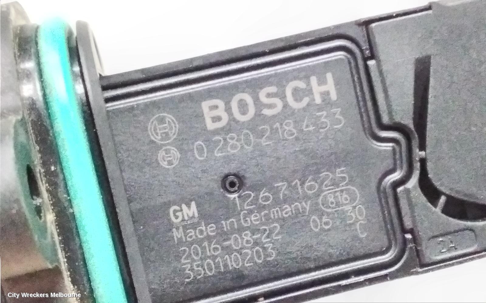 HOLDEN ASTRA AIR FLOW METER, 1.4, PETROL, BK-BL, 09/2016 - 12/2020