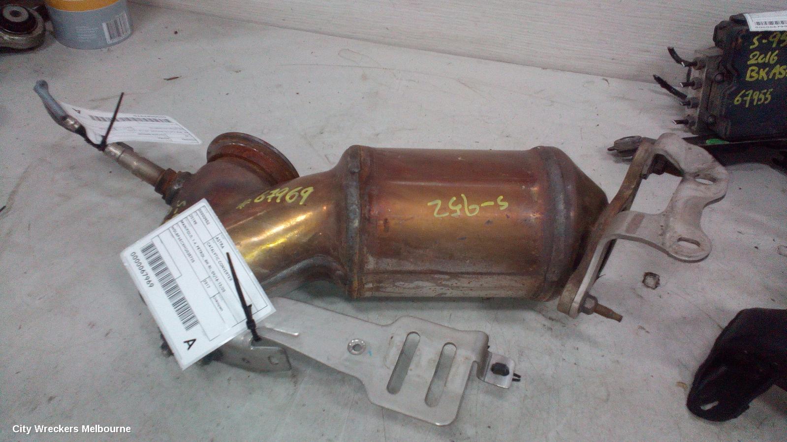 HOLDEN ASTRA CATALYTIC CONVERTER, DOWNPIPE-CAT TYPE, 1.4, PETROL, BK-BL, 09/2016 - 12/2020