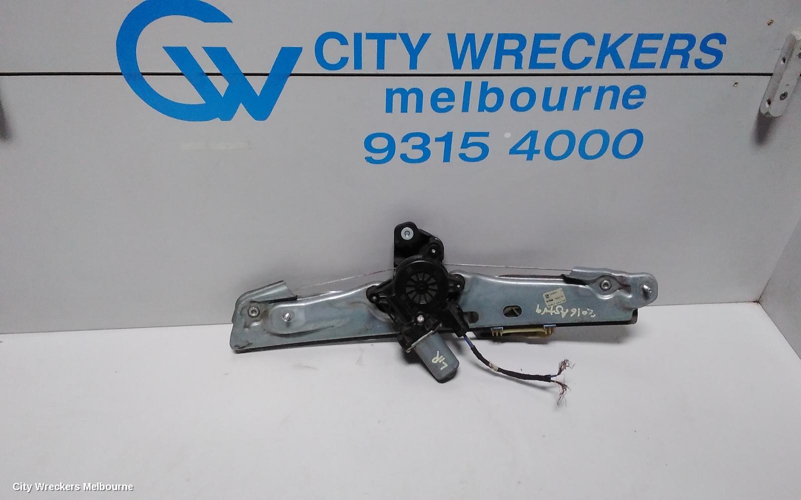 HOLDEN ASTRA LEFT REAR WND REG/MOTOR, BK, 5DR HATCH, 09/2016 ONWARDS