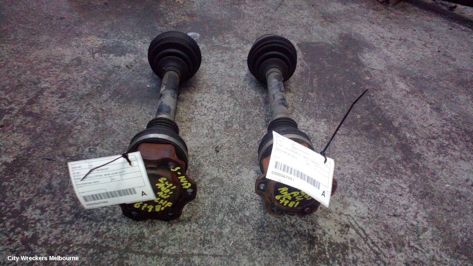 AUDI A4 RIGHT DRIVESHAFT, FRONT, 1.8/2.0/3.0, PETROL, B8 8K, 02/2008 - 06/2012