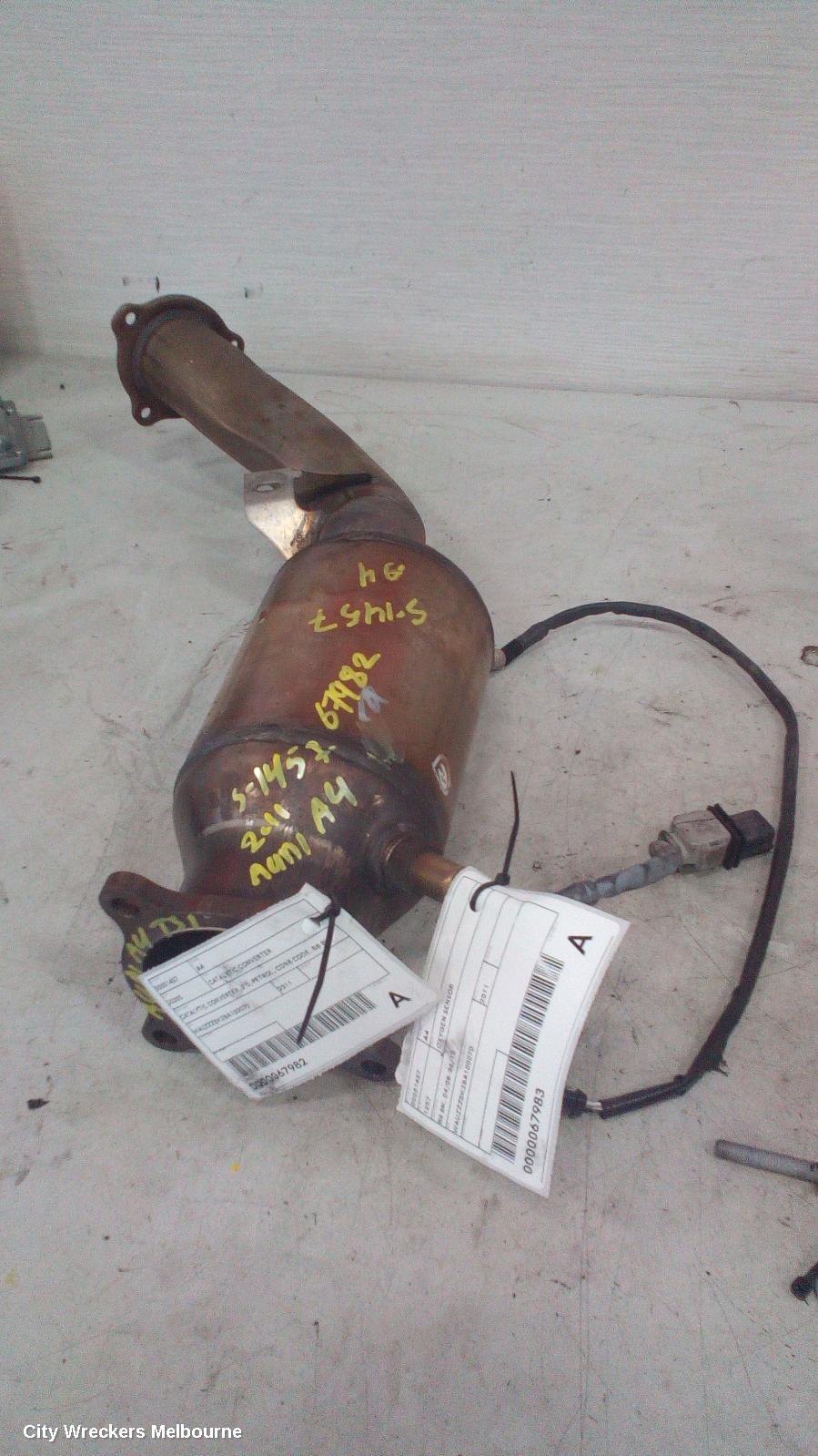 AUDI A4 CATALYTIC CONVERTER, CATALYTIC CONVERTER, 2.0, PETROL, CDNB CODE, B8 8K, 02/2008 - 06/2012