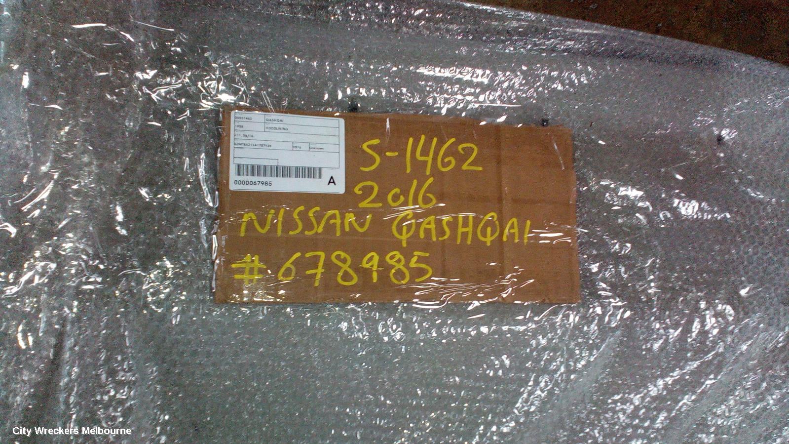 NISSAN QASHQAI HOODLINING, J11, 12/2013 - 07/2021