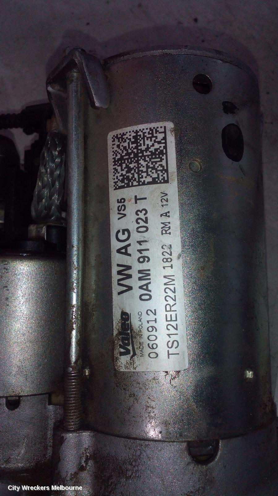 VOLKSWAGEN JETTA STARTER, PETROL, 1.4, CAVD/CTHD CODE, AUTO T/M, VALEO, 1B, 02/2011 - 12/2017