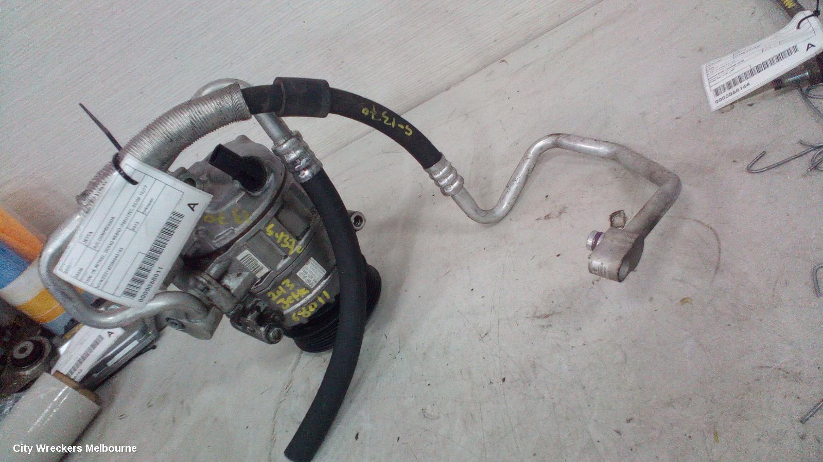 VOLKSWAGEN JETTA A/C COMPRESSOR, 1KM-1B, PETROL, DENSO BRAND (7SEU17C), 02/2006 - 12/2017
