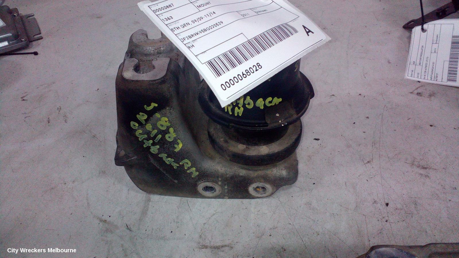 SUBARU OUTBACK MOUNT, 5TH GEN, 05/2009 - 11/2014