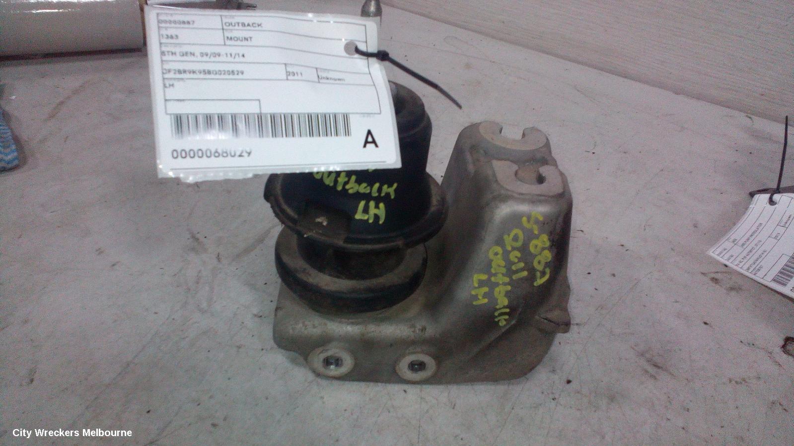 SUBARU OUTBACK MOUNT, 5TH GEN, 05/2009 - 11/2014