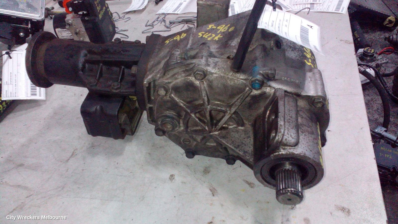 SUZUKI SX4 TRANSFER CASE, MANUAL, 2.0, J20A, 5 SPEED, 02/2007 - 12/2009