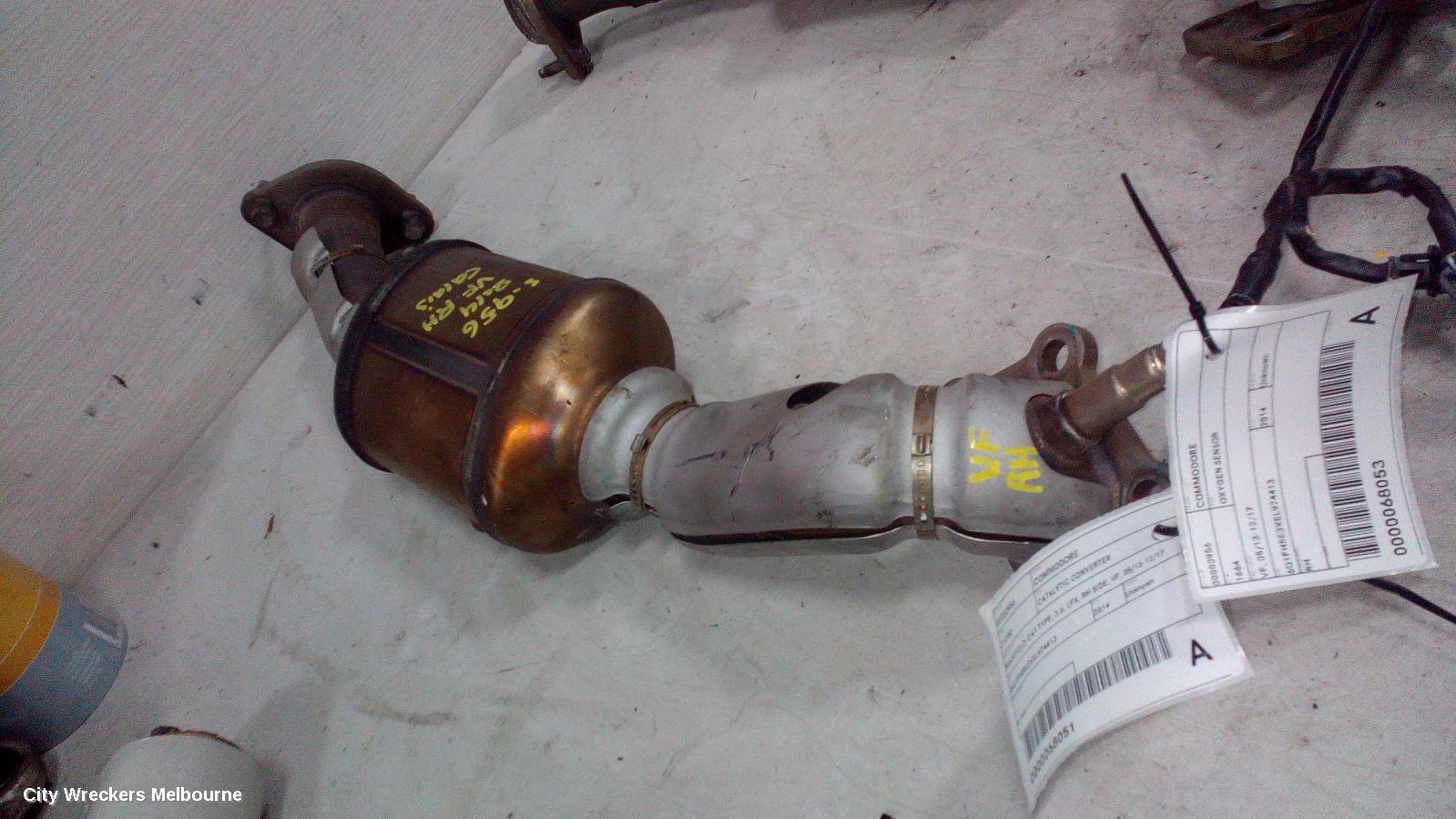 HOLDEN COMMODORE CATALYTIC CONVERTER, MANIFOLD-CAT TYPE, 3.6, LFX, RH SIDE, VF, 05/2013 - 12/2017