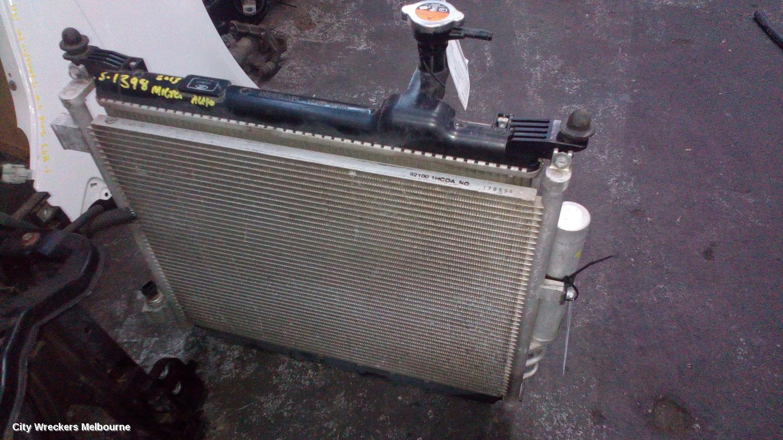 NISSAN MICRA A/C CONDENSER, K13, 1.2, VIN MDH, 12/2012 - 12/2016