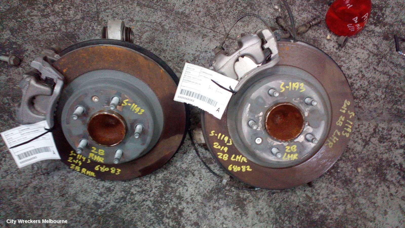 HOLDEN COMMODORE LEFT REAR HUB ASSEMBLY, ZB, FWD, 10/2017 - 12/2020