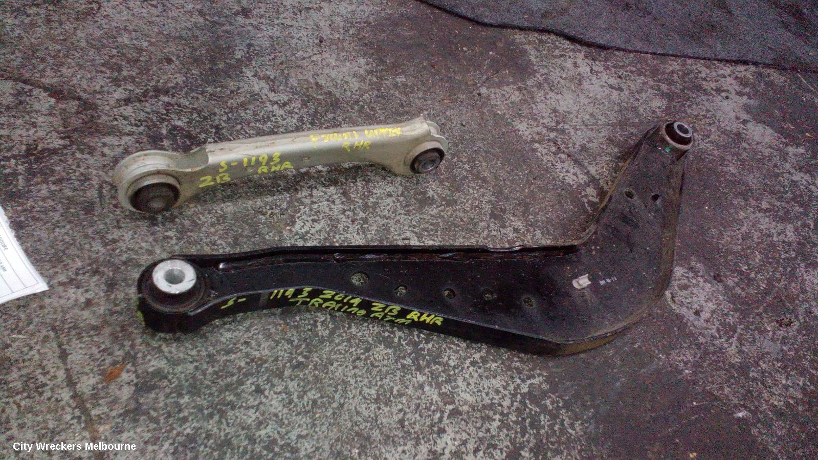 HOLDEN COMMODORE RIGHT REAR TRAILING ARM, UPPER CONTROL ARM-REAR, ZB, 10/2017 - 12/2020