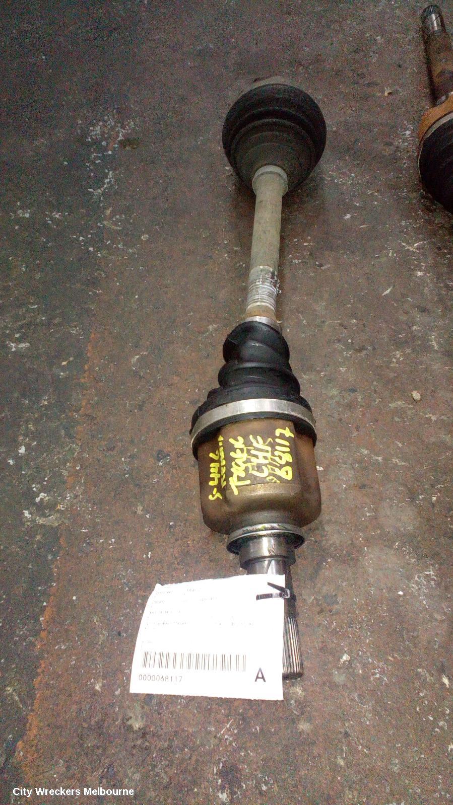 RENAULT TRAFIC LEFT DRIVESHAFT, X83, 04/2004 - 12/2014