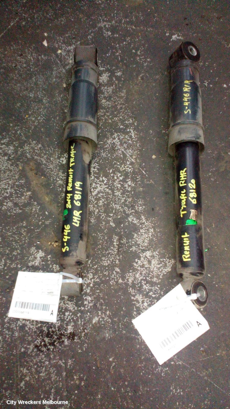RENAULT TRAFIC LEFT REAR STRUT, X83, 04/2004 - 12/2014
