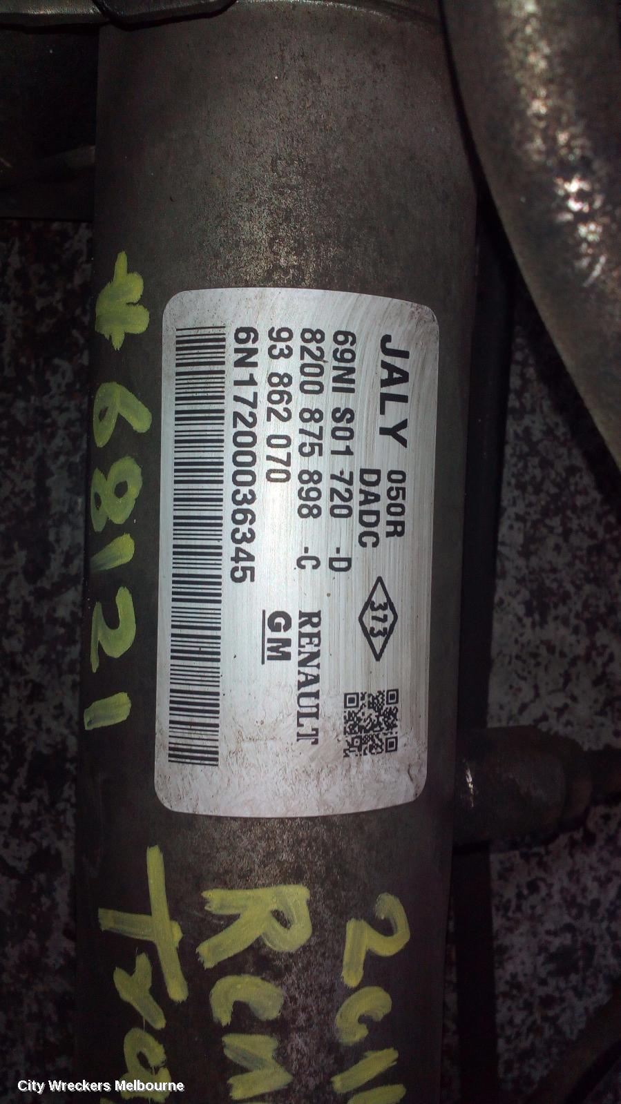 RENAULT TRAFIC STEERING BOX/RACK, X83, 05/2007 - 12/2014