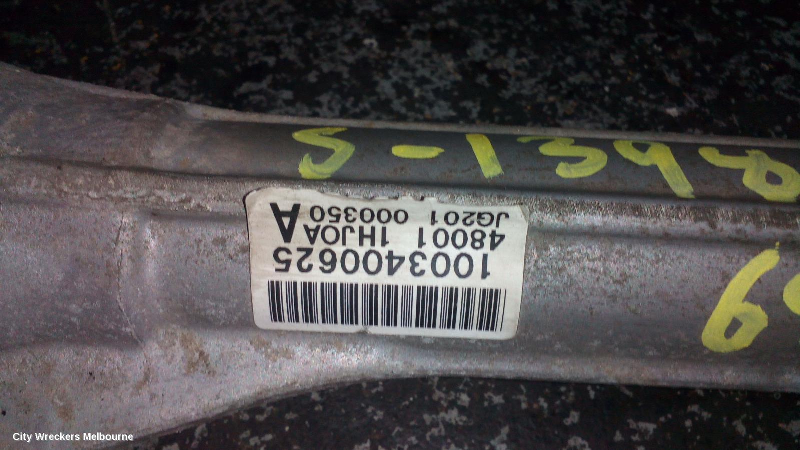 NISSAN MICRA STEERING BOX/RACK, K13, 11/2010 - 12/2016