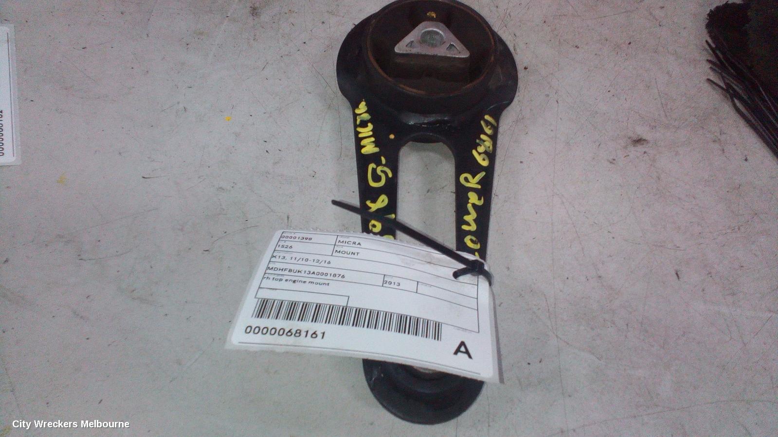 NISSAN MICRA MOUNT, K13, 11/2010 - 12/2016