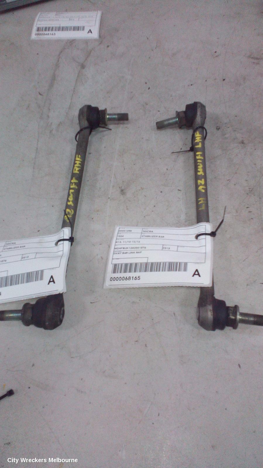 NISSAN MICRA STABILISER BAR, K13, 11/2010 - 12/2016