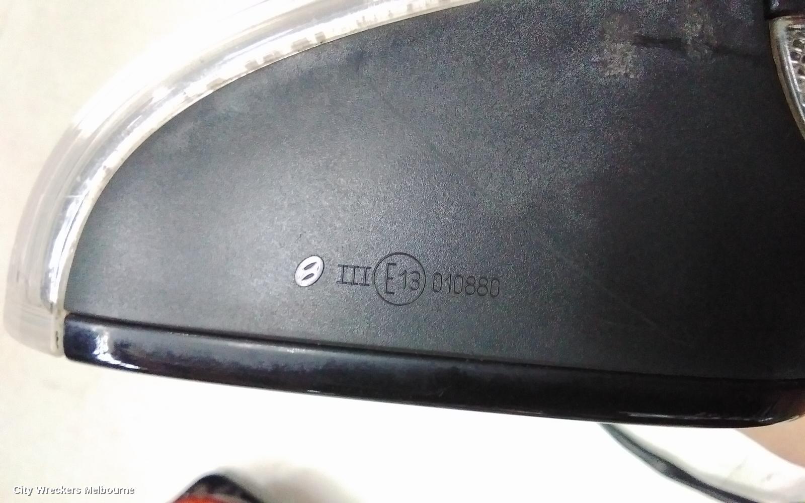 VOLKSWAGEN EOS RIGHT DOOR MIRROR, 1F, COLOUR CODED, 02/2007 - 05/2008