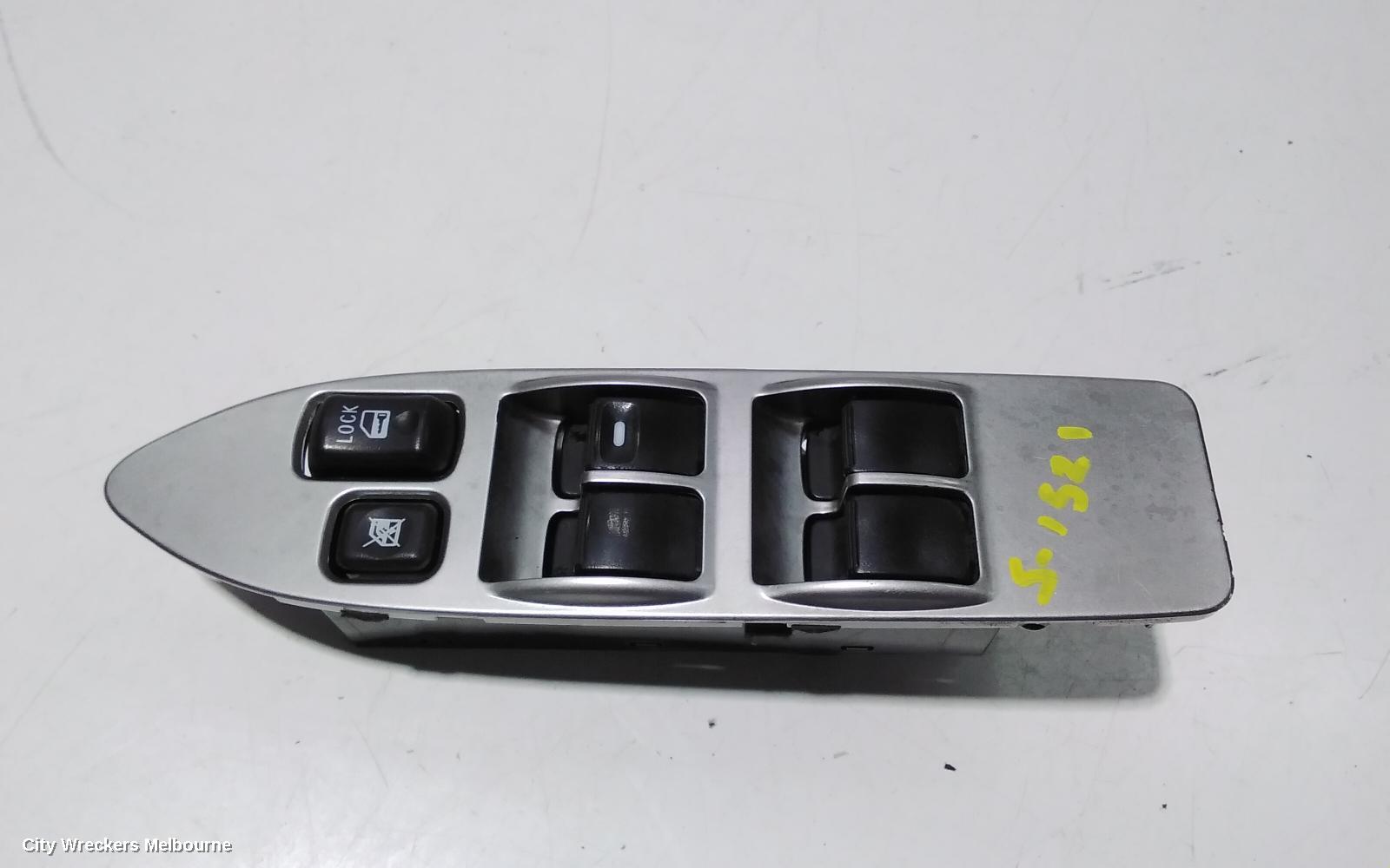 MITSUBISHI PAJERO PWR DR WIND SWITCH, RH FRONT (MASTER SWITCH), 5DR, NS-NT, 11/2006 ONWARDS