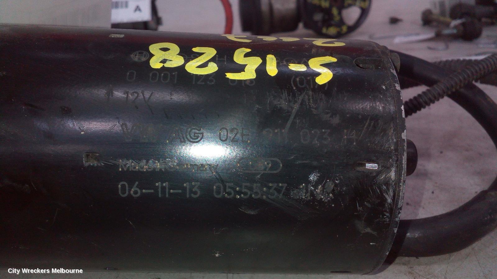 VOLKSWAGEN PASSAT STARTER, DIESEL, 2.0, BOSCH, NON STOP/START TYPE, 3C/MK6 B6/3CC, 03/2006 - 05/2011