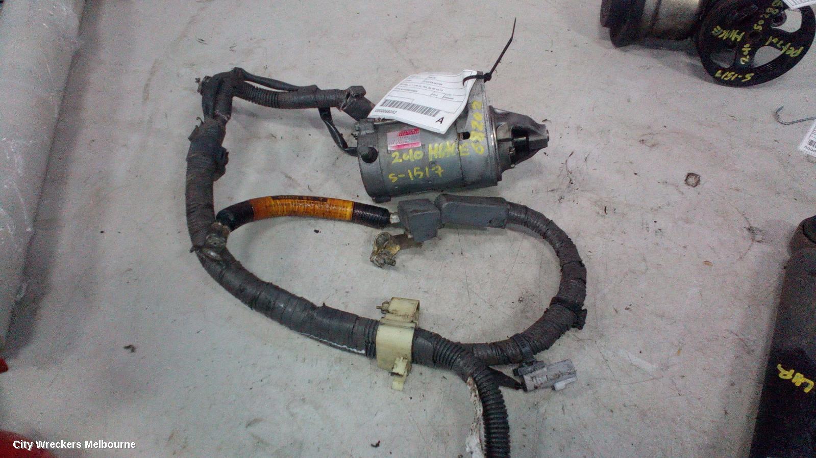 TOYOTA HIACE STARTER, PETROL, 2.7, 2TR-FE, TRH, 03/2005 - 04/2019