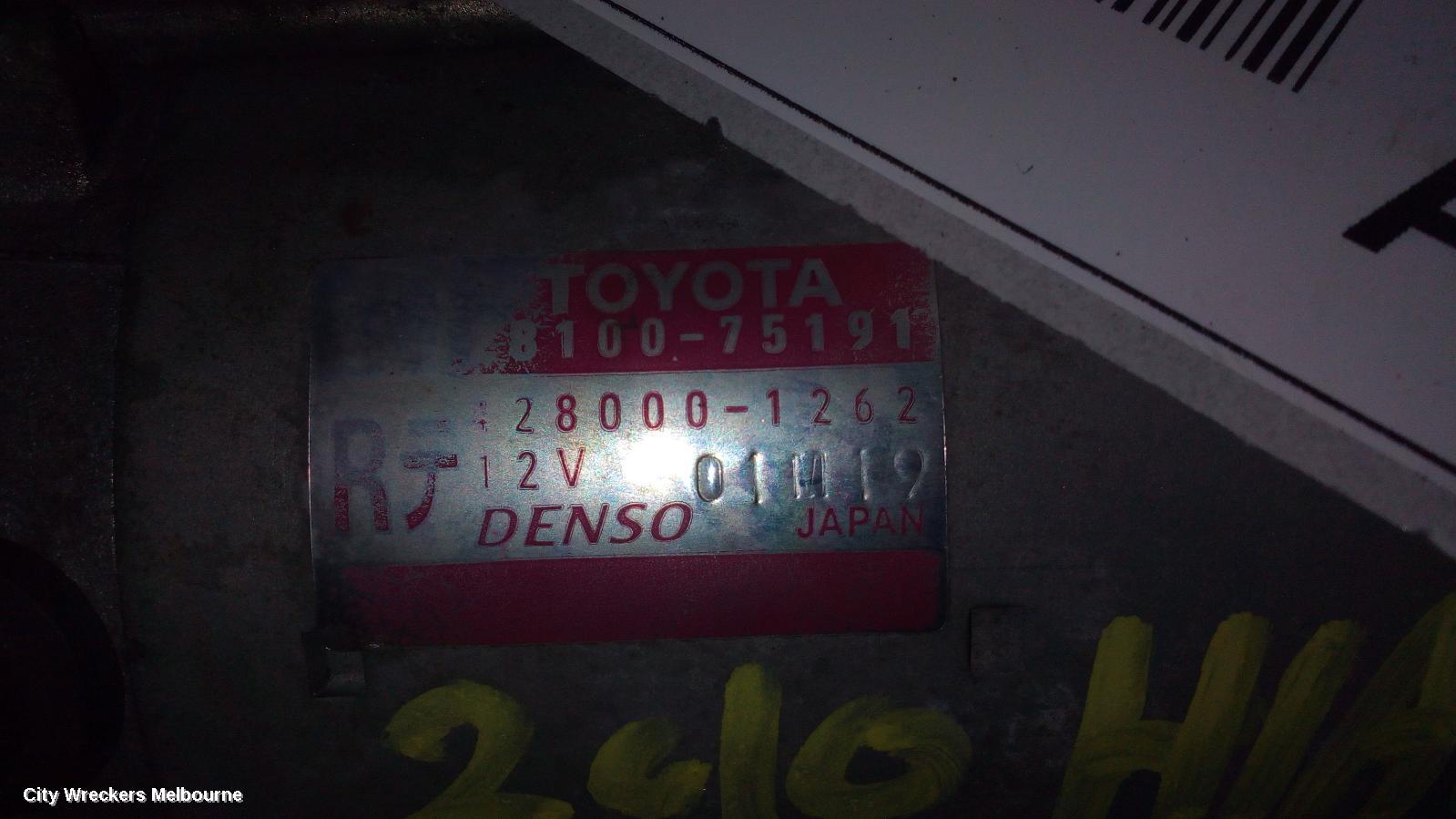 TOYOTA HIACE STARTER, PETROL, 2.7, 2TR-FE, TRH, 03/2005 - 04/2019
