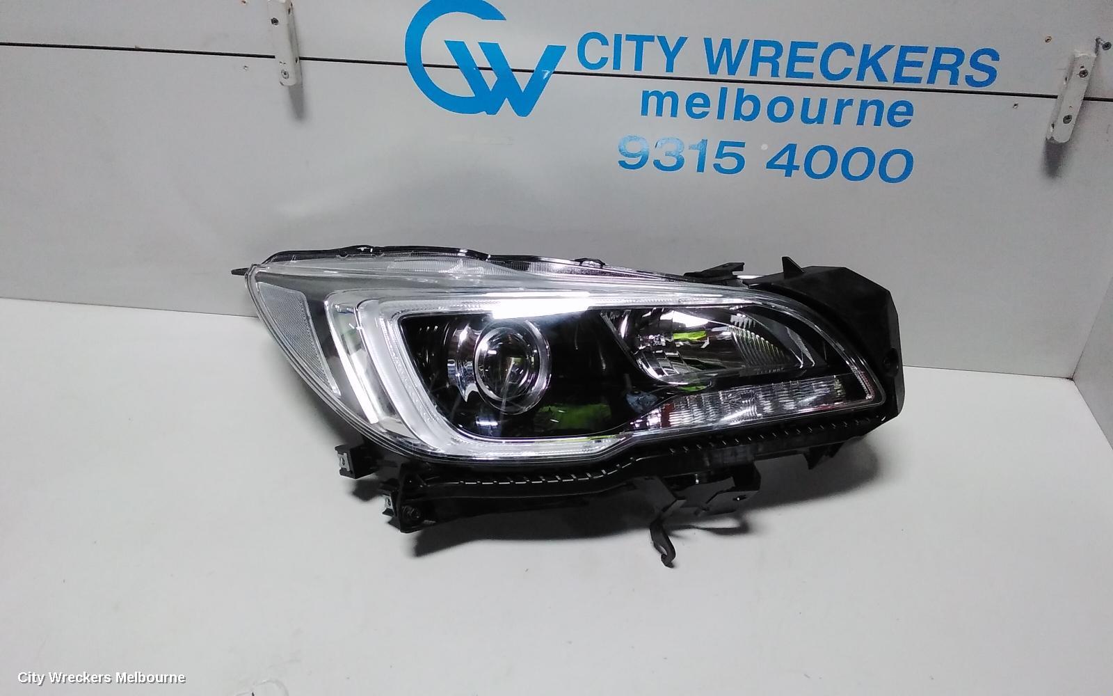 SUBARU OUTBACK RIGHT HEADLAMP, 6TH GEN, LED TYPE, 08/2014 - 12/2017