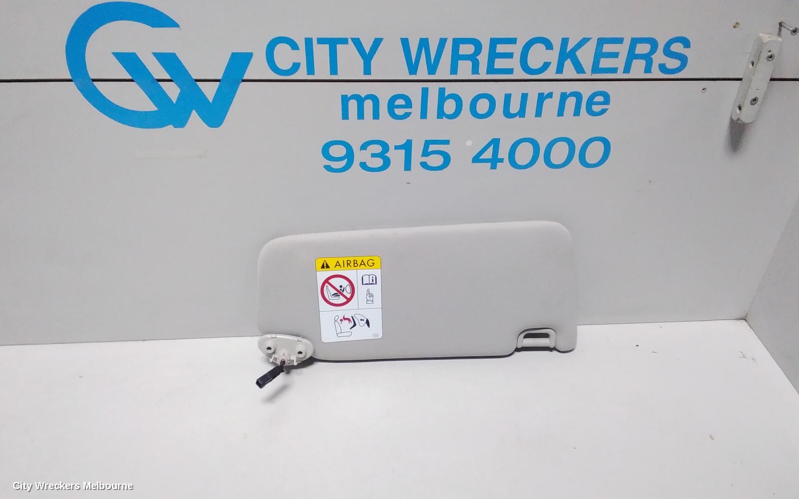 SUBARU OUTBACK SUNVISOR, 6TH GEN, LH SIDE, 08/2014 - 12/2020