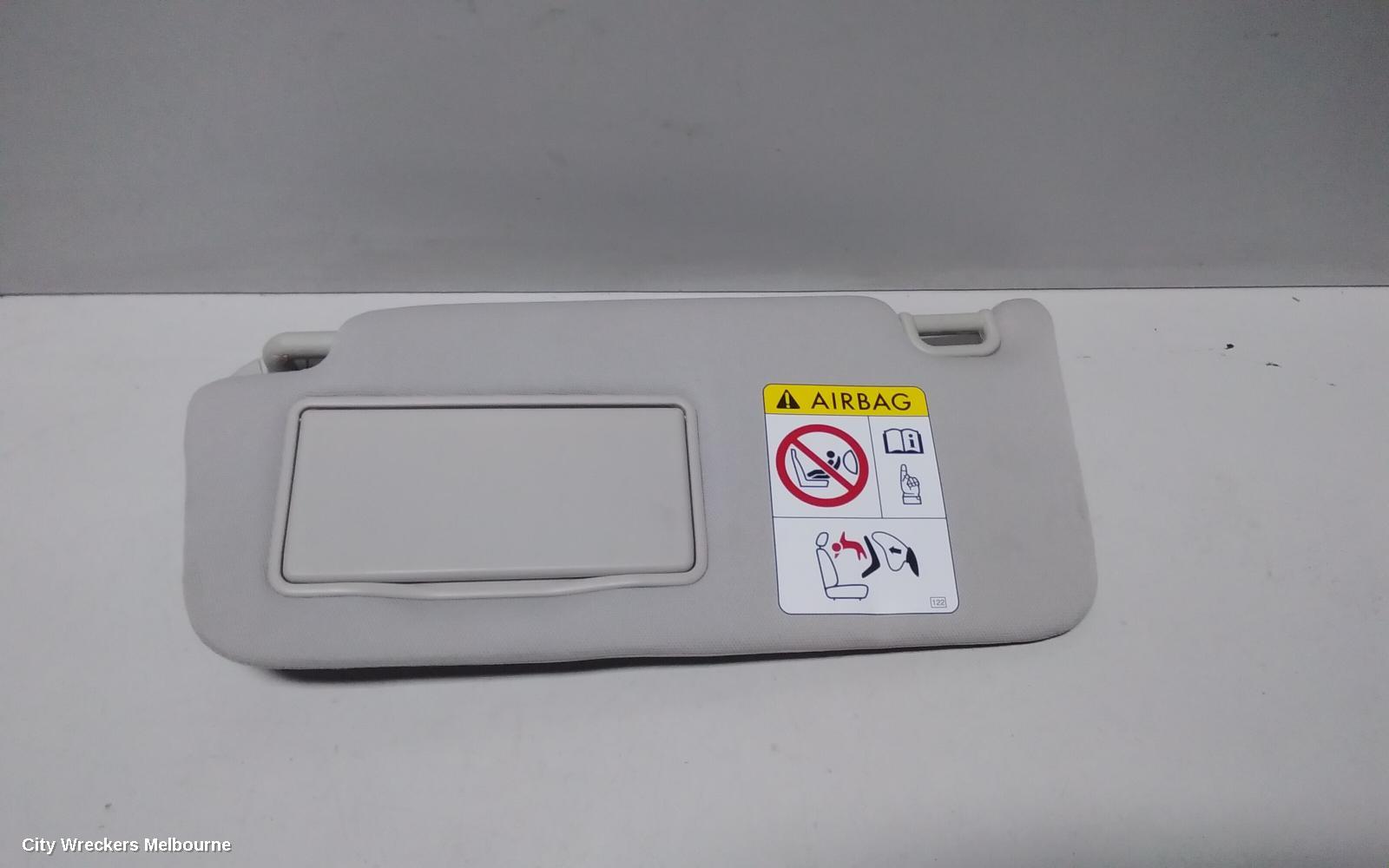SUBARU OUTBACK SUNVISOR, 6TH GEN, LH SIDE, 08/2014 - 12/2020