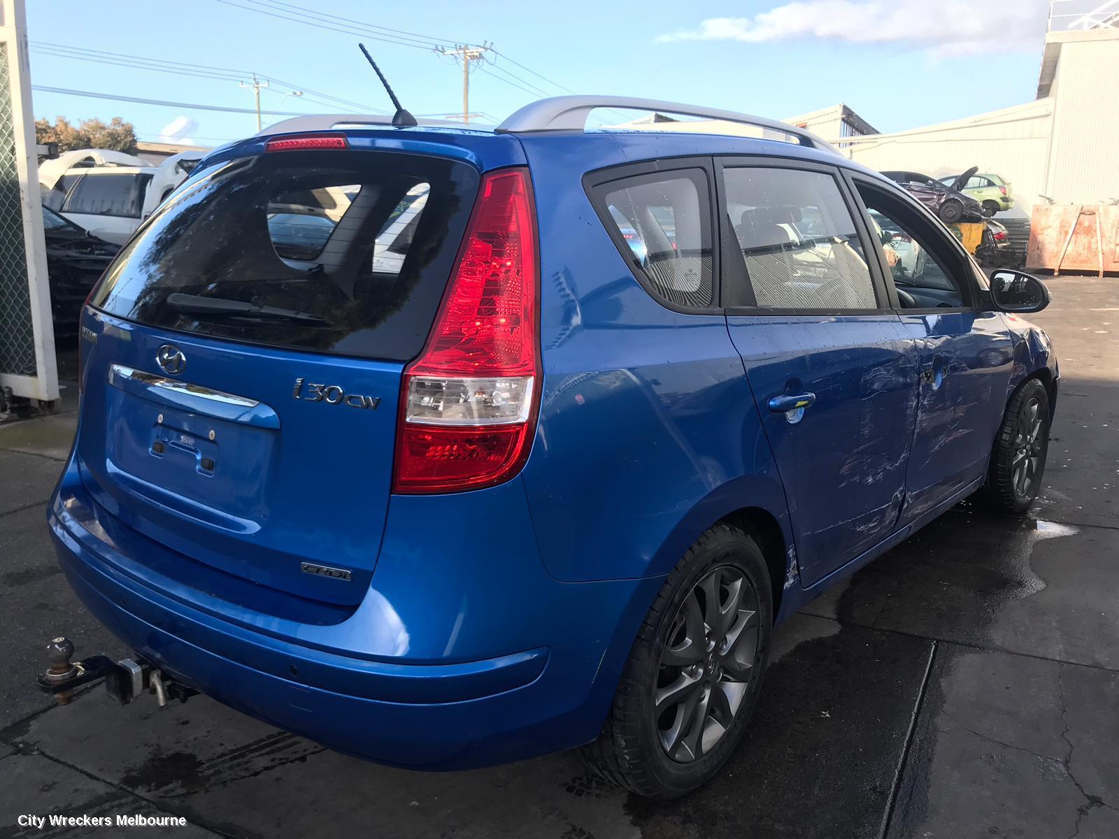 HYUNDAI I30 LEFT TAILLIGHT, FD, WAGON, 02/2009 - 04/2012