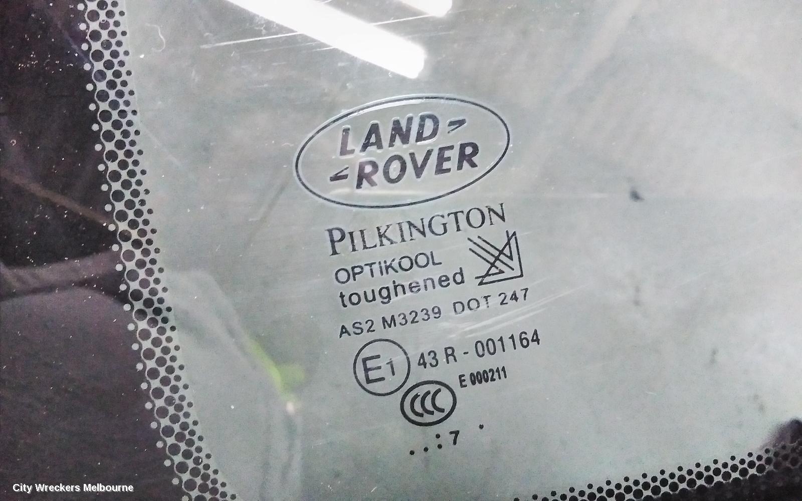 LAND ROVER RANGEROVER SPORT RIGHT REAR 1/4 DOOR GLASS, L320, 08/2005 - 12/2013