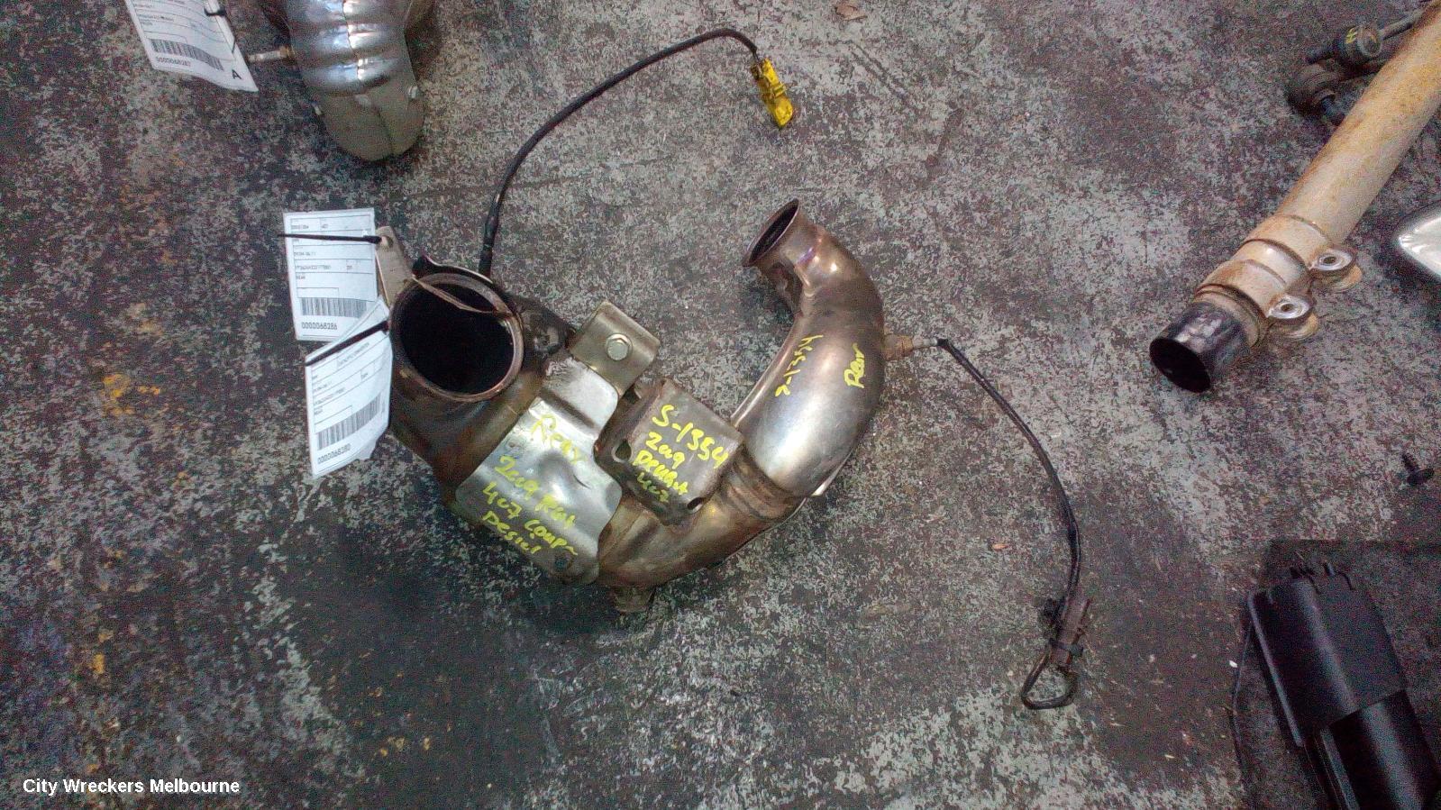 PEUGEOT 407 CATALYTIC CONVERTER, 09/2004 - 06/2011