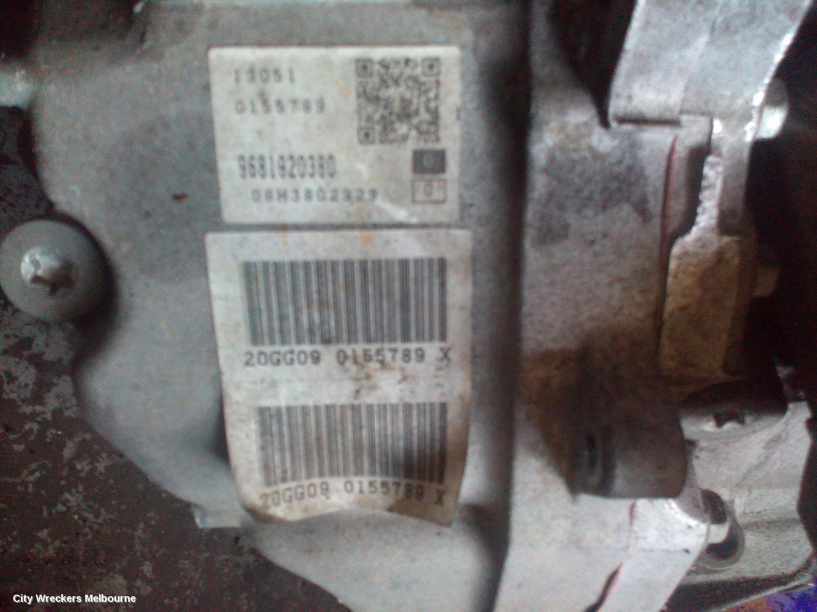 PEUGEOT 407 TRANS/GEARBOX, AUTO, DIESEL, 2.7, TURBO, 07/2006 - 06/2011