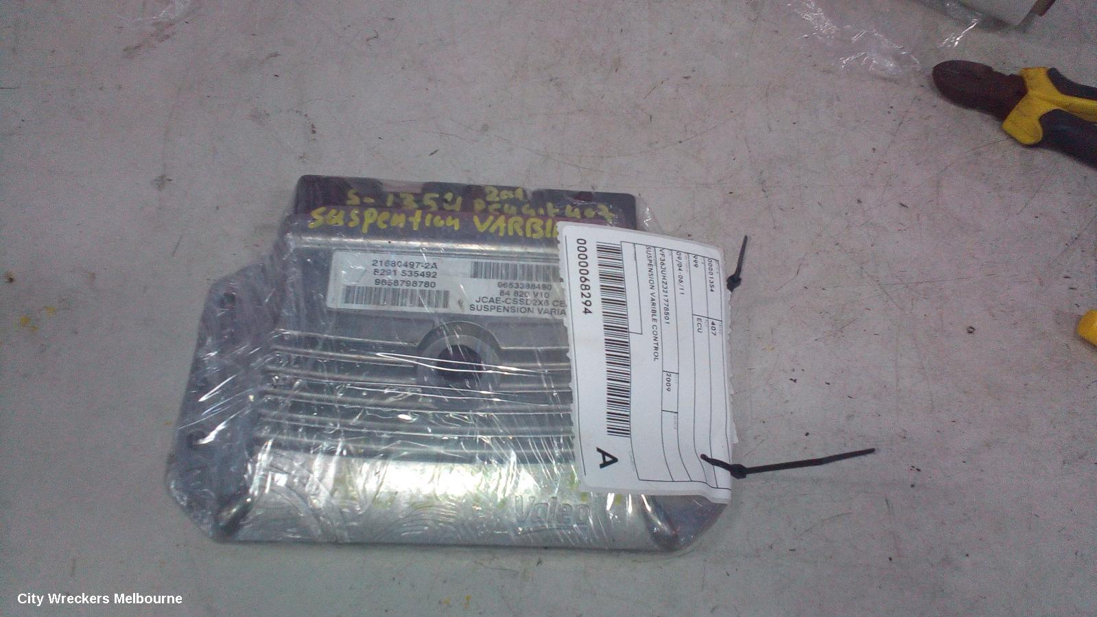 PEUGEOT 407 ECU, 09/2004 - 06/2011