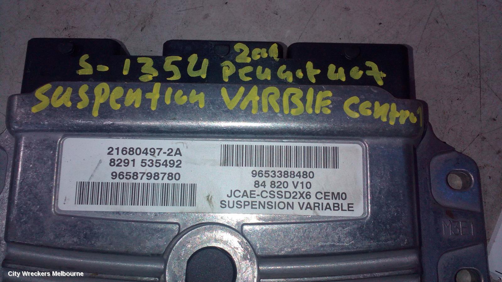 PEUGEOT 407 ECU, 09/2004 - 06/2011