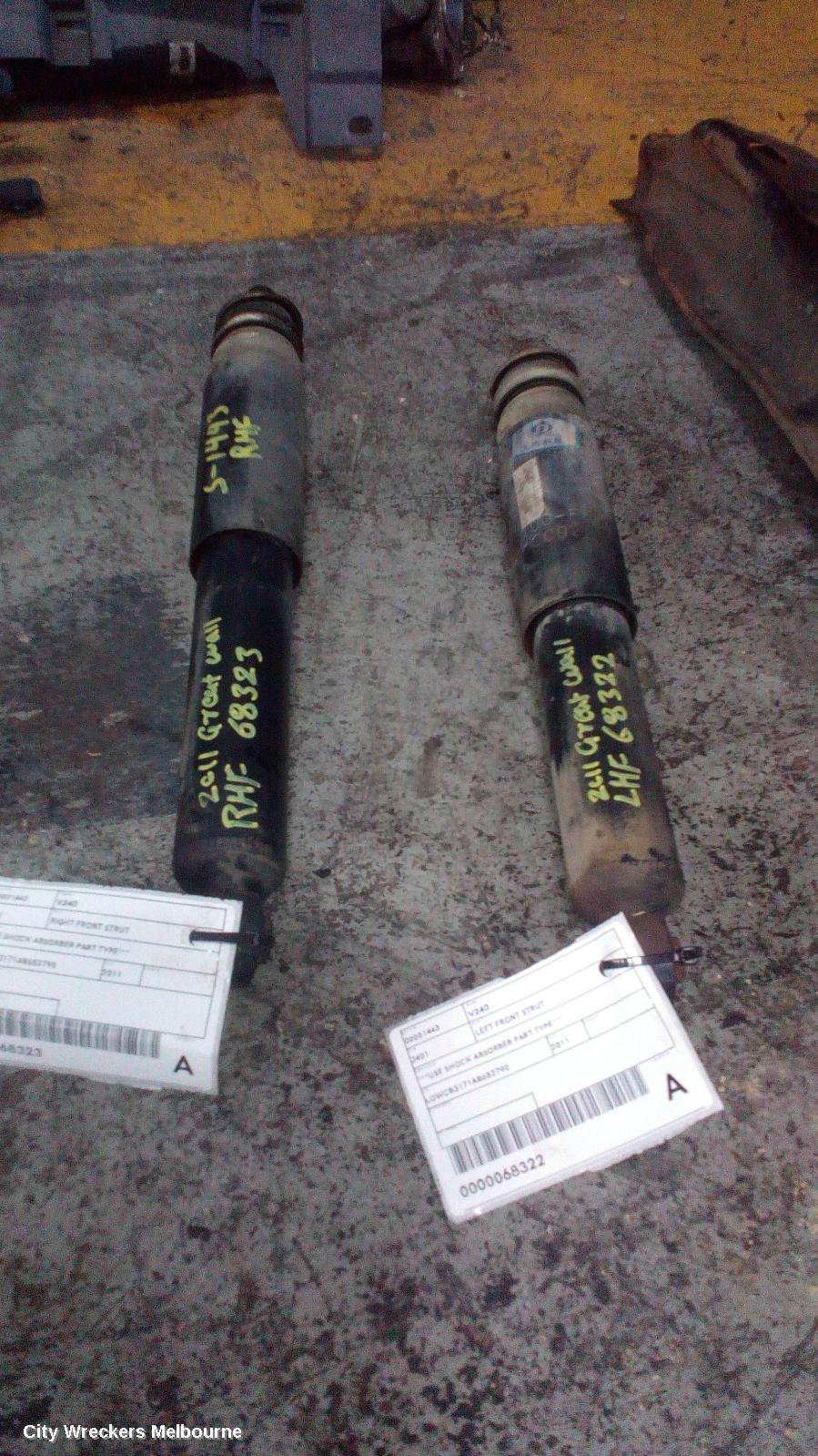 GREAT WALL V200/V240 LEFT FRONT STRUT, ***USE SHOCK ABSORBER PART TYPE***