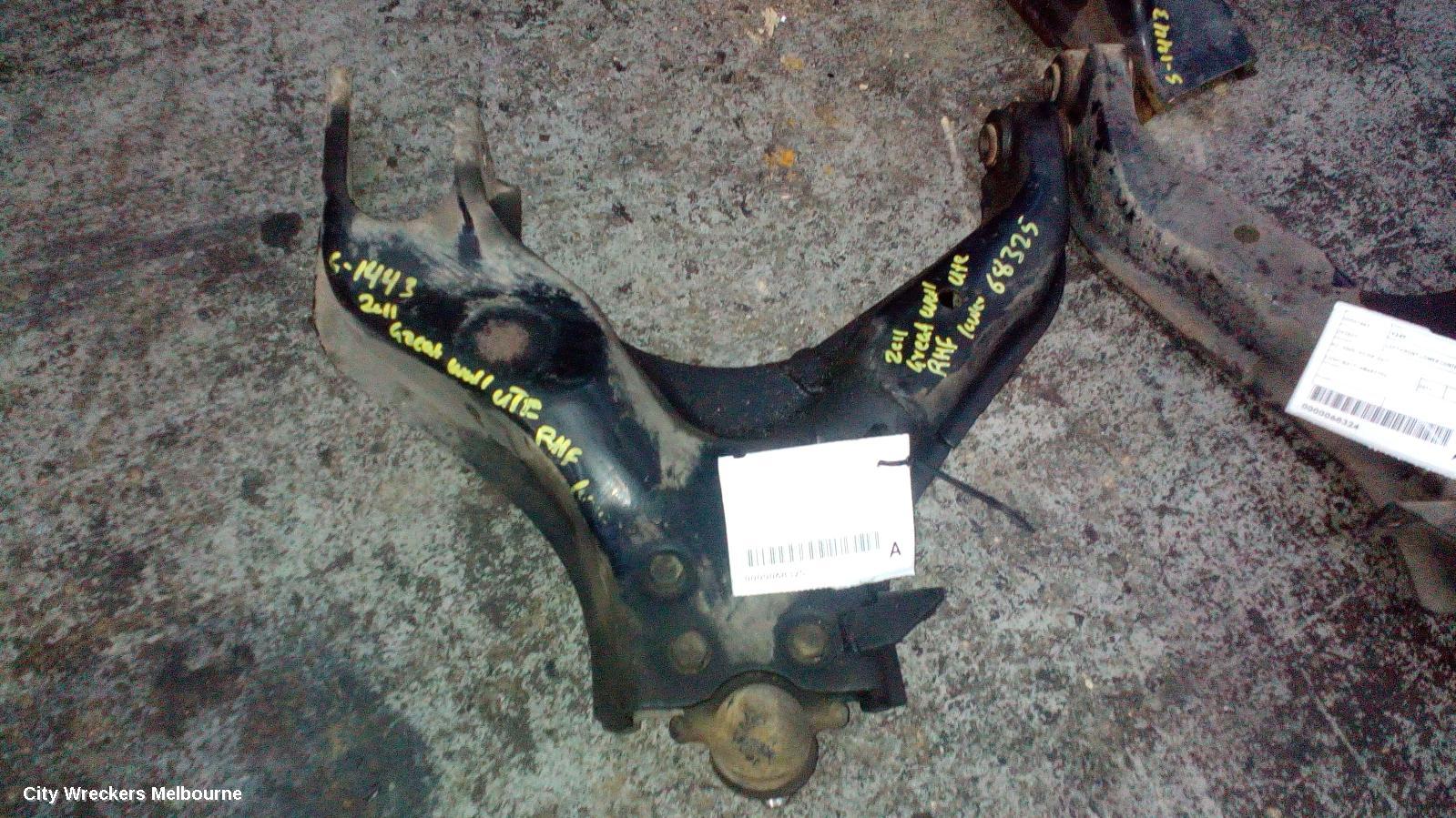 GREAT WALL V200/V240 RIGHT FRONT LOWER CONTROL ARM, K2, 2WD, 07/2009 - 03/2011