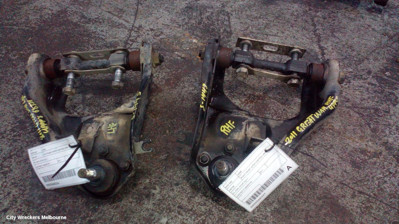 GREAT WALL V200/V240 RIGHT FRONT UPPER CONTROL ARM, K2, 07/2009 - 01/2015