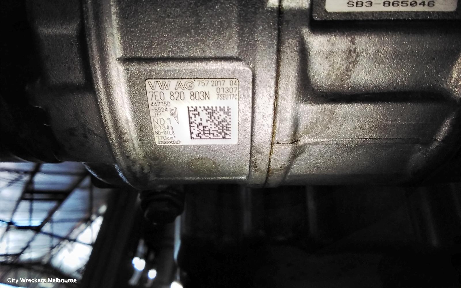 VOLKSWAGEN TRANSPORTER A/C COMPRESSOR, T6, 2.0, DIESEL, BI-TURBO, T6, 07/2015 ONWARDS