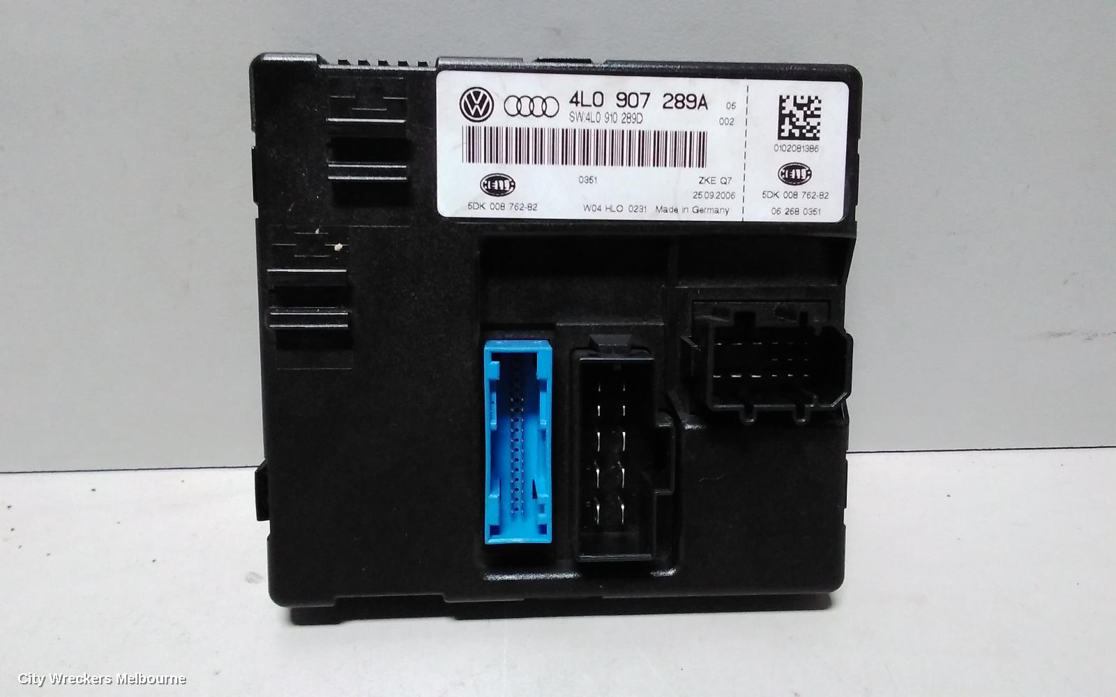 AUDI Q7, 4L, 09/2006 - 08/2015, CONVENIENCE MODULE: 4L0907289A: 68346