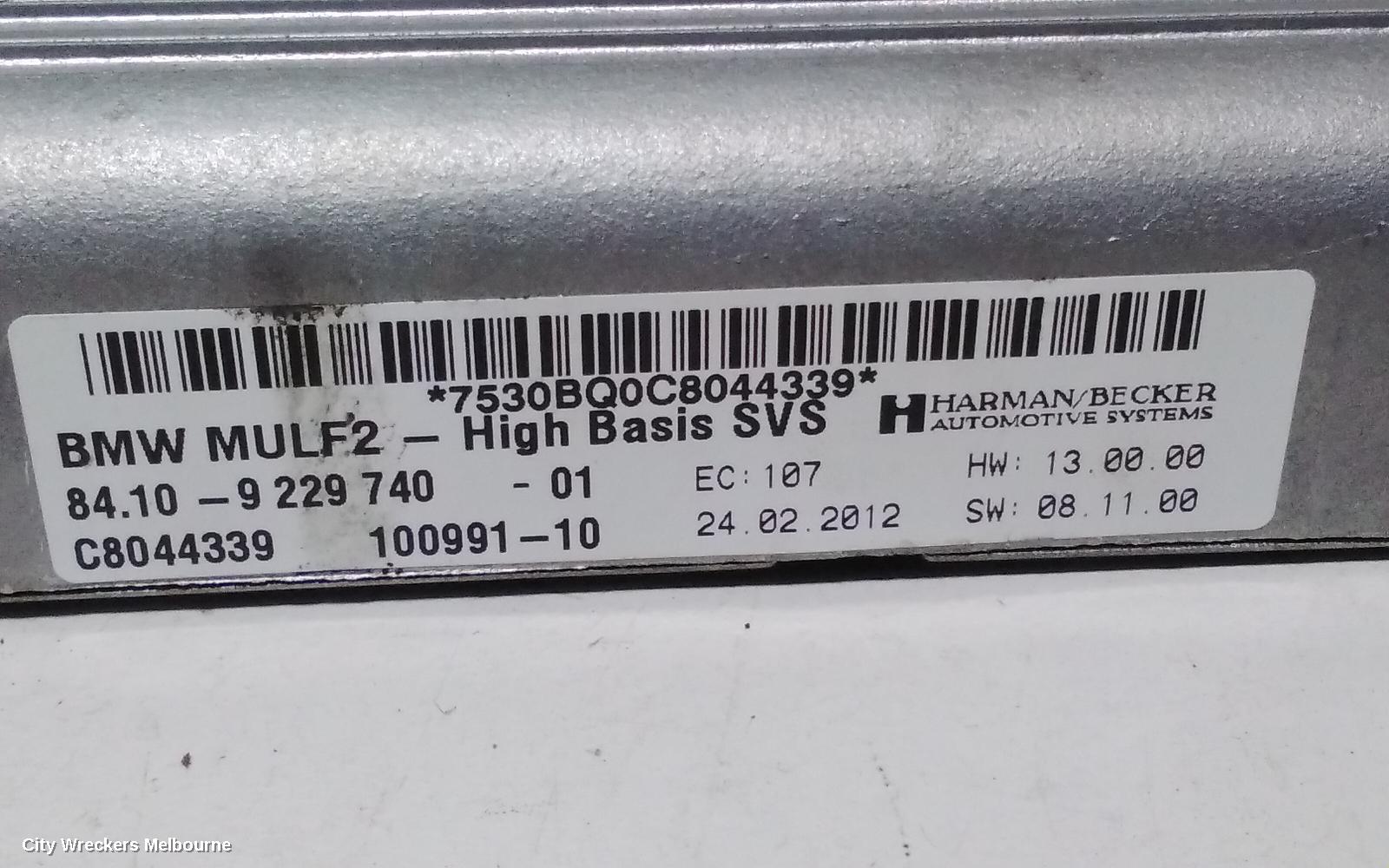BMW 5 SERIES RADIO/CD/DVD/SAT/TV, BLUETOOTH MODULE***USE ECU PART TYPE***