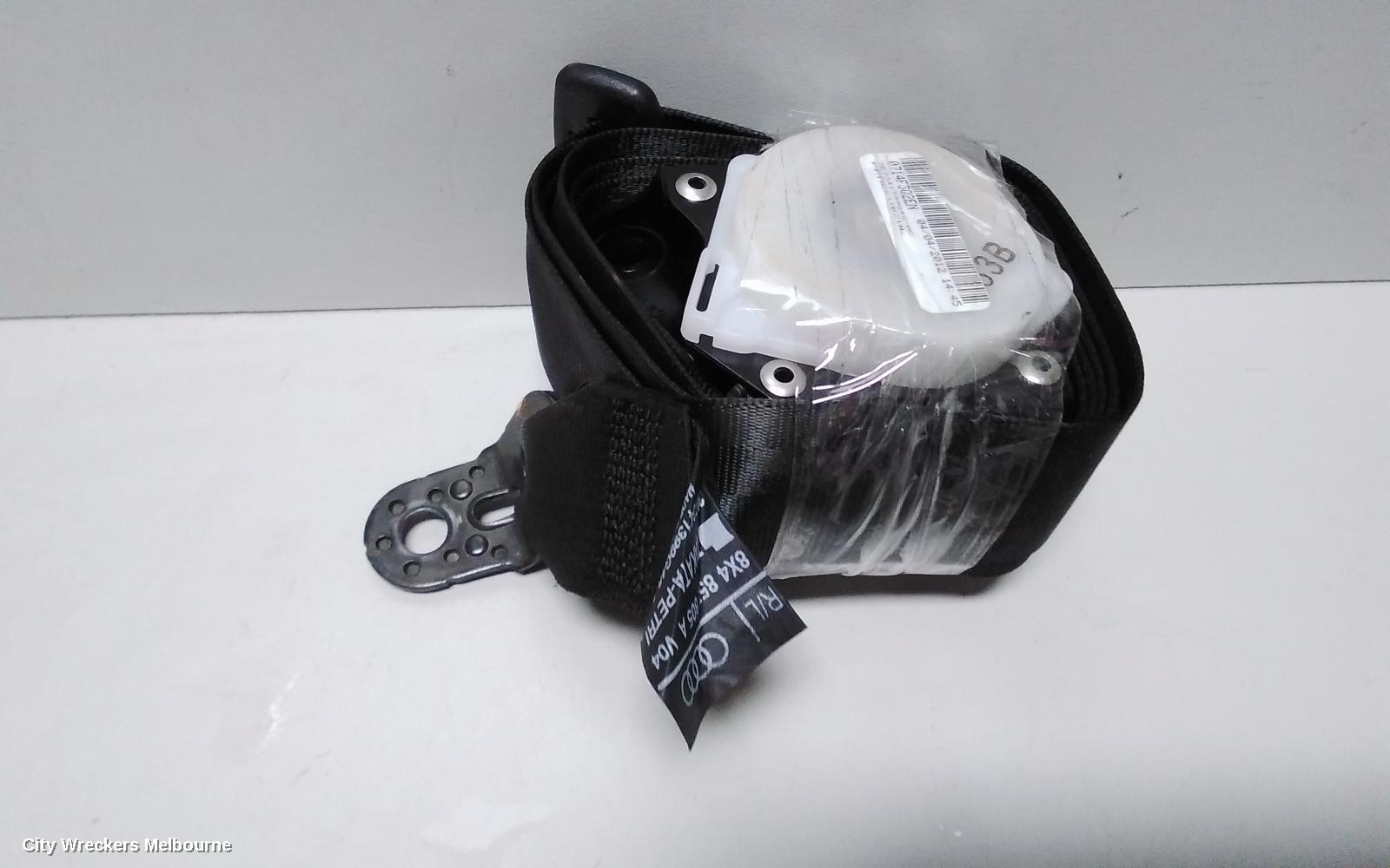 AUDI A1 SEATBELT/STALK, RH REAR, SEAT BELT ONLY, 5DR HATCH, 8X, 03/2012 - 10/2018